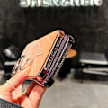 Miniatyrbild 4 av 5: Magnetiskt skal för iPhone 16 Pro, gradientfärg, hårt PC-skal Multicolor Desert Gold