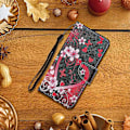 Miniatyrbild 5 av 5: Mönstertryckt Plånboksfodral med Ställfunktion Läder Telefonskal med Snodd för Samsung Galaxy A21s