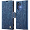 Pikkukuva 1 / 5: Samsung Galaxy A32 5G -kotelo AUTSPACE A11 RFID-suojattu retro nahkainen matkapuhelinlompakkokotelo Multicolor Blue