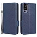 Miniatyrbillede 1 af 5: Læder Smartphone Etui til TCL 40R 5G, Dobbelt Magnetisk Lås Flip Wallet Stand Telefon Cover Multicolor Style F