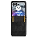 Pikkukuva 2 / 5: Motorola Razr 50 5G/Razr 2024 5G -kotelo Retro-kuvioitu nahka + PC-puhelinkotelo korttipaikalla Multicolor Style A