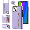 Pikkukuva 1 / 5: RFID-suojattu lompakkokotelo iPhone 15:lle TPU+PU-jalustalla ja olkahihnalla Multicolor Style F