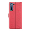Miniatyrbillede 3 af 5: Wallet Design Læder Telefon Cover Folio Flip Cover med Støttefod til Samsung Galaxy S21 FE Multicolor Style C