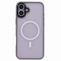Miniatyrbild 3 av 5: X-LEVEL Crystal Clear Series Skal för iPhone 16 Plus TPU+PC Telefonskydd Kompatibelt med MagSafe- Multicolor Grey
