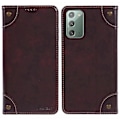 Pikkukuva 1 / 5: SUTENI Samsung Galaxy Note20/Note20 5G -kotelo PU-nahkainen suojakotelo jalustalla ja lompakolla Multicolor Style A