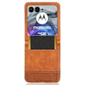 Pikkukuva 2 / 5: Motorola Razr 50 5G/Razr 2024 5G -kotelo Retro-kuvioitu nahka + PC-puhelinkotelo korttipaikalla Multicolor Style C