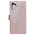Miniatyrbillede 2 af 5: Præget Mandala Blomst Tegnebog Læder Etui med Rem til Samsung Galaxy A32 4G (EU Version) Multicolor Style G
