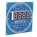 Miniatyrbild 4 av 5: Gör-det-själv roterande elektronisk klocka Kit Elektronisk krets Basic Experimental Kit LED Display Väckarklocka Blue