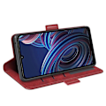 Pikkukuva 3 / 5: ZTE Blade A72 5G -puhelimen kuvioitu PU-nahkakotelo, jossa on kaksoismagneettiteline, lompakko ja iskunkestävä puhelinkotelo Multicolor Style B