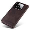 Pikkukuva 5 / 5: GQ.UTROBE 008 -sarja Xiaomi 14 -puhelimelle, RFID-suojattu PU-nahka + TPU-läppäkotelo Multicolor Style D