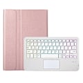 Pikkukuva 5 / 5: Type C A10B-AS iPad 10.9 (2022) -mallille, kynäpaikkamuotoilu, nahka + TPU-tablettitelinekotelo + irrotettava Multicolor Style C