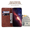Miniatyrbillede 2 af 5: Til iPhone 15 Pro Max Geometri Præget PU Læder Telefon Cover Foldbart Stativ Wallet Cover Multicolor Style E