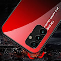 Miniatyrbild 4 av 5: För Samsung Galaxy A34 5G Gradient Färg Telefonskal Härdat Glas+PC+TPU Skyddsfodral Multicolor Style A