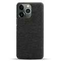 Miniatyrbild 3 av 5: För Iphone 15 Pro Max tyg+hård dator Halkfritt case Stötsäkert skal Skyddande cover Black
