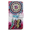 Pikkukuva 5 / 5: Samsung Galaxy A15 5G Kotelo Lompakko PU Nahka Kuvio Printti Puhelinkuori Multicolor Style R