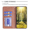 Pikkukuva 3 / 5: Samsung Galaxy A15 4G -puhelinkotelo jalustalla ja korttipaikoilla Multicolor Style C
