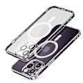 Miniatyrbild 1 av 5: SULADA Skal för iPhone 15 Pro Max TPU+PC Kompatibelt med MagSafe Telefonskal med Linsskydd Multicolor Style C