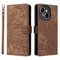 Miniatyrbillede 1 af 5: Til TECNO Spark Go 2025/Spark Go 1/Pop 9 Wallet Case RFID-blokering PU Læder Cover Stand View Multicolor Style E