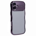 Pikkukuva 1 / 5: iPhone 16 -kotelo, galvanoidulla kiharakehyksellä, TPU, kirkas puhelinkuori Multicolor Style F