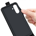 Pikkukuva 3 / 5: Samsung Galaxy A36 5G -kotelo korttipaikoilla, pystysuuntainen läppä, nahkainen puhelinkotelo Multicolor Style C