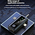 Pikkukuva 2 / 5: H65 3-in-1 iP/Type C/3,5 mm 2,4 G langaton Lavalier-mikrofoni kohinanvaimennuksella, 2 lähetintä + 1