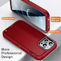 Miniatyrbilde 3 av 5: For iPhone 12/12 Pro Anti-Scratch Deksel TPU+PC Fallbeskyttelse Telefondeksel Multicolor Style B