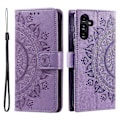 Miniatyrbillede 1 af 5: Til Samsung Galaxy A16 5G/A16 4G Etui Præget Totem PU Læder Wallet Stand Telefon Cover Multicolor Style A