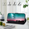Miniatyrbillede 3 af 5: Til Samsung Galaxy S24+ Etui PU Læder Anti-drop Wallet Cover Multicolor Style A