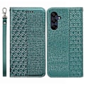 Miniatyrbillede 1 af 5: Til Samsung Galaxy A26 5G Wallet Phonease Stærk Magnetiskternet Mønster Præget Læder Flip Multicolor Style D