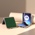 Miniatyrbild 3 av 5: Äkta koläder + PC- cover till Motorola Razr 40 Ultra 5g, nanogalvaniserat phone case Green