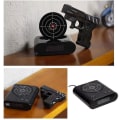 Miniatyrbild 3 av 3: Target Wake Up Alarm Clock, Creative Gun Shooting Alarm Personlig 12-timmars digital display för tunga sovplatser, Nyhetspresent för pojkar, flickor (svart