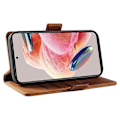 Miniatyrbillede 3 af 5: YIKATU YK-005 Til Xiaomi Redmi Note 12 4G Hud-berørings Telefon Cover PU Læder Wallet Stand Shell Multicolor Style C