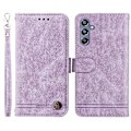 Miniatyrbild 1 av 5: För Samsung Galaxy F34 5g/m34 5g Imprinted Lines Stand Cover Anti-drop Pu Läder Phone case Purple