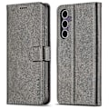 Miniatyrbillede 1 af 5: LC.IMEEKE Etui til Samsung Galaxy A16 5G/A16 4G Kalveskindsstruktur PU Læder Stand Wallet Telefon Cover Multicolor Style D