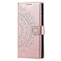 Miniatyrbillede 5 af 5: Til Samsung Galaxy A16 5G/A16 4G Etui Præget Totem PU Læder Wallet Stand Telefon Cover Multicolor Style C