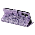 Miniatyrbillede 4 af 5: Til Samsung Galaxy A16 5G/A16 4G Etui Præget Totem PU Læder Wallet Stand Telefon Cover Multicolor Style A