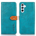 Miniatyrbillede 1 af 5: KHAZNEH Etui til Samsung Galaxy A15 4G, PU-læder med kohudtekstur og stativ Multicolor Style B