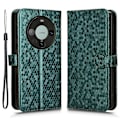 Miniatyrbillede 1 af 5: Til Huawei Mate 60 Etui PU Læder Støtteben Imprægneret Tegnebog Mobiltelefon Cover Multicolor Style A