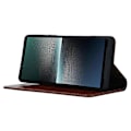 Pikkukuva 3 / 5: Sony Xperia 1 V -puhelimelle tarkoitettu lompakkokotelo, aitoa lehmännahkaa, jalustalla Multicolor Style C