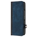Miniatyrbild 4 av 5: För Samsung Galaxy Z Fold3 5g Pu Läder Phone case Korthållare Cover Sapphire