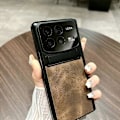 Pikkukuva 4 / 5: Xiaomi Mix Fold 4 5G -kotelo nahka+PC jalustalla - Vihreä Multicolor Red