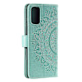Miniatyrbillede 5 af 5: Præget Mandala Blomst Pung Læder Etui med Rem til Samsung Galaxy A52 4G/5G/A52s 5G Multicolor Style B