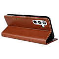 Miniatyrbillede 4 af 5: FIERRE SHANN PU Læder Wallet Folde Stand Telefon Cover til Samsung Galaxy A54 5G Multicolor Style B