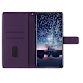 Miniatyrbillede 3 af 5: Til Oppo A38 4G Etui Præget Rombe Læder Telefon Wallet Cover Multicolor Style B