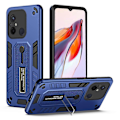 Miniatyrbilde 1 av 5: For Xiaomi Redmi 12C 4G/Poco C55 4G Fleksibel Ring Stropp TPU+PC Telefon Deksel Stativ Etui Multicolor Style C