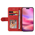 Pikkukuva 2 / 5: KT Leather Series-1 iPhone 16 -kotelo, värillinen lompakko PU-nahkainen puhelinkotelo Multicolor Style D