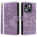 Miniatyrbillede 1 af 5: Pung etui til itel A50C A669L RFID-blokering PU læder cover stativ visning Multicolor Style D