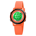 Miniatyrbillede 1 af 5: Skmei 1721 Digital Display Elektronisk Ur Orange
