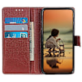 Miniatyrbillede 3 af 5: Til iPhone 14 Pro 6.1 tommer Slidstærk PU Læder Cover Stativ Magnetisk Beskyttende Wallet Case Multicolor Style D