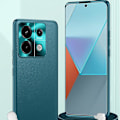 Pikkukuva 2 / 5: Xiaomi Redmi Note 13 Pro 5g Kotelo Pu Nahka+tpu+pc Naarmuuntumaton Älypuhelimen Suojus Orange